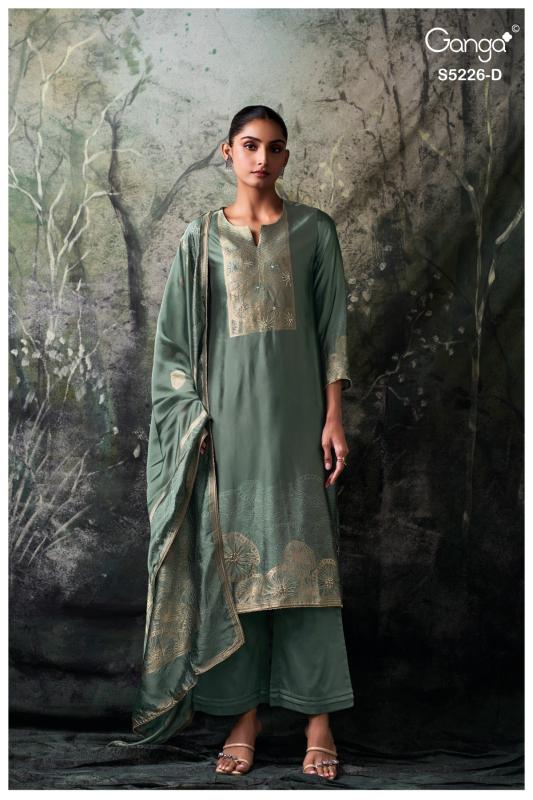 Ganga sashka 5226 dress material wholesale